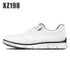 PGM Men Golf Shoes Breathable Vent Soft Microfiber Leather Ultra-light Spin Shoelace Anti-side Slip Nail Gym Sport Sneaker XZ198 6