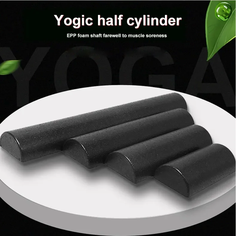 Description Picture 2 of itemNew Half Round Epp Foam Roller Foam Roll Yoga Pilates Fitness Gym Fitness Exercise Yoga Blocks with Massage Floating Point
