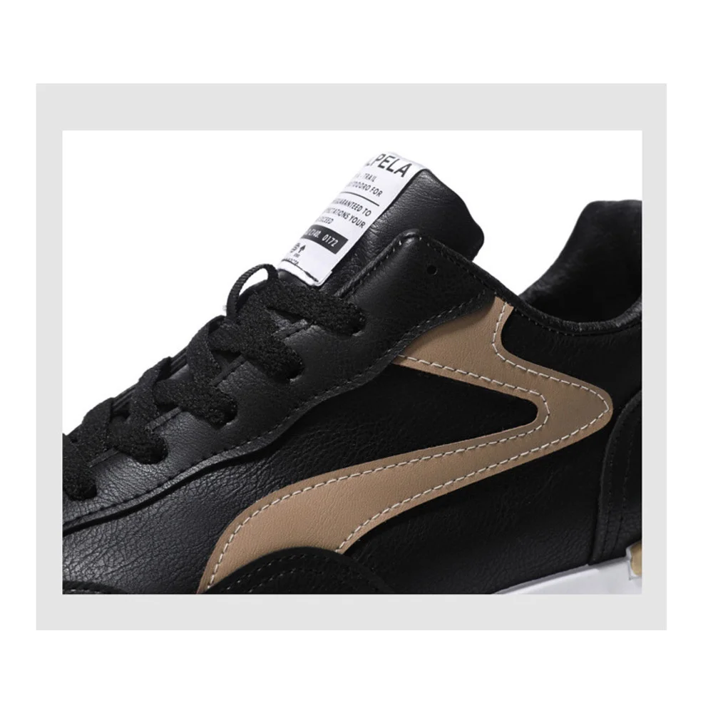Beliebte lässig-stilvolle Sneakers Schuhe aus gebürstetem Leder für Herren aus Strickgewebe, Läufer aus Mesh, Turnschuhe für Herren, Sport, Outdoor, Wandern_voghion.com
