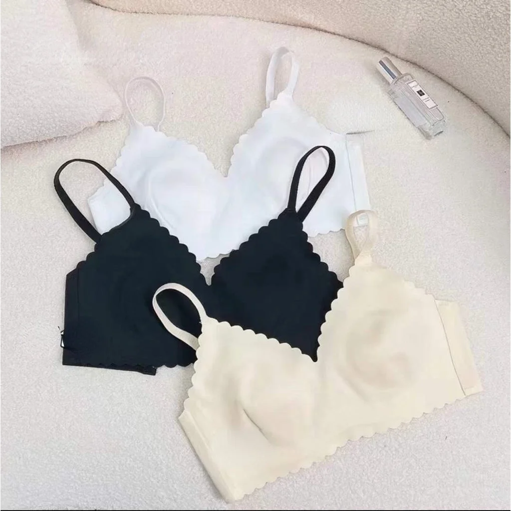 

Summer Ultra-thin Seamless Glossy Underwear Anti-sagging Breast Bra