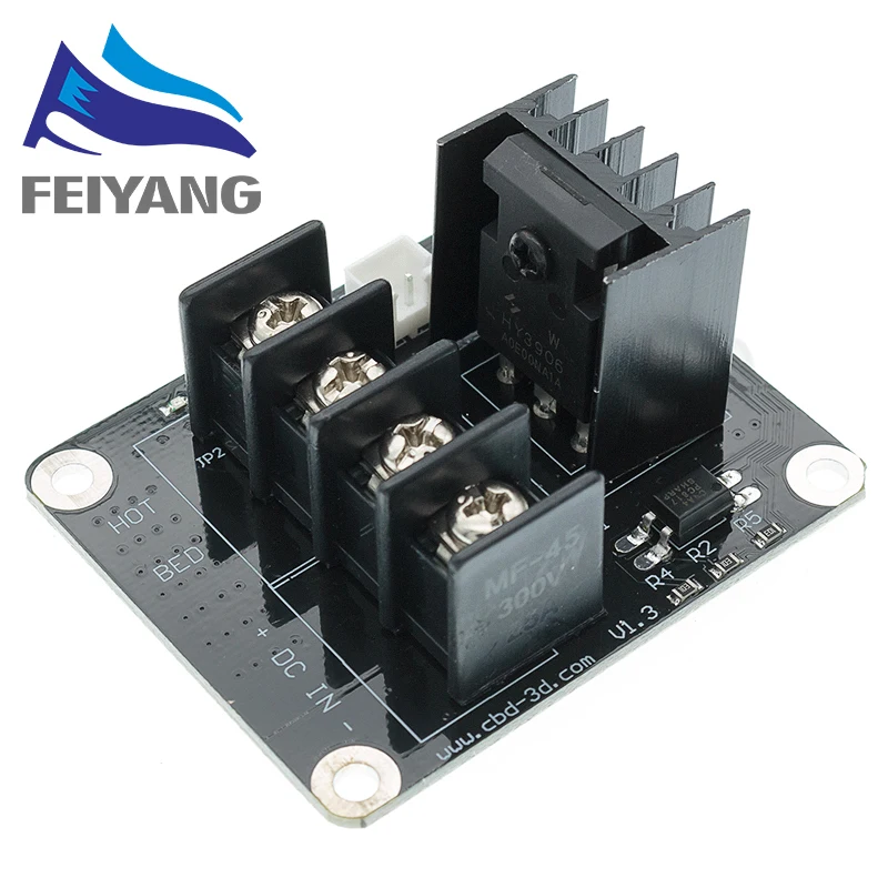 SAMIROB Neue 3D-Drucker Hot Bed MOSFET Power Expansion Board/Heat Bed Power Modul für Anet A8 A6 A2 Compate Black Ramps 1.4 – Detail 2