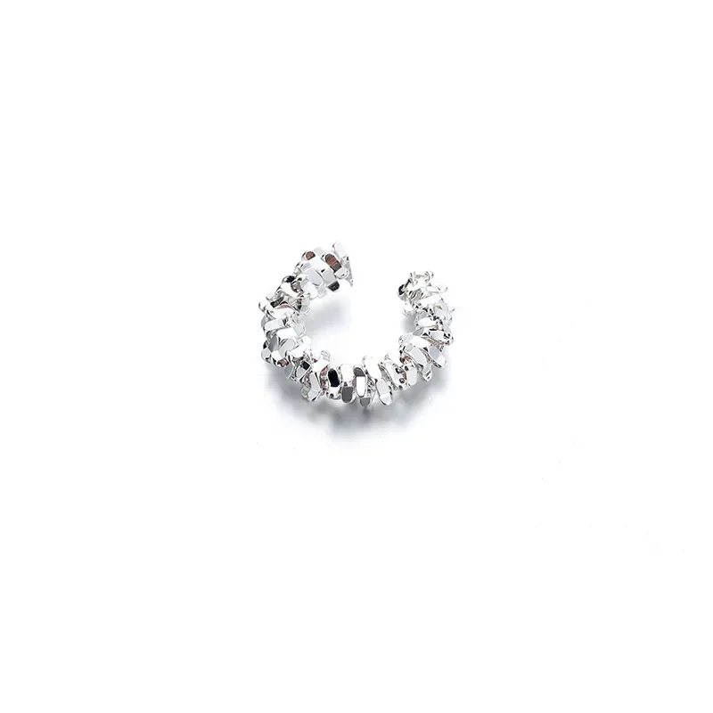 Clip Earrings 1 Pcs Irregular Star For Women No Piercing Ear Cuff Jewelry