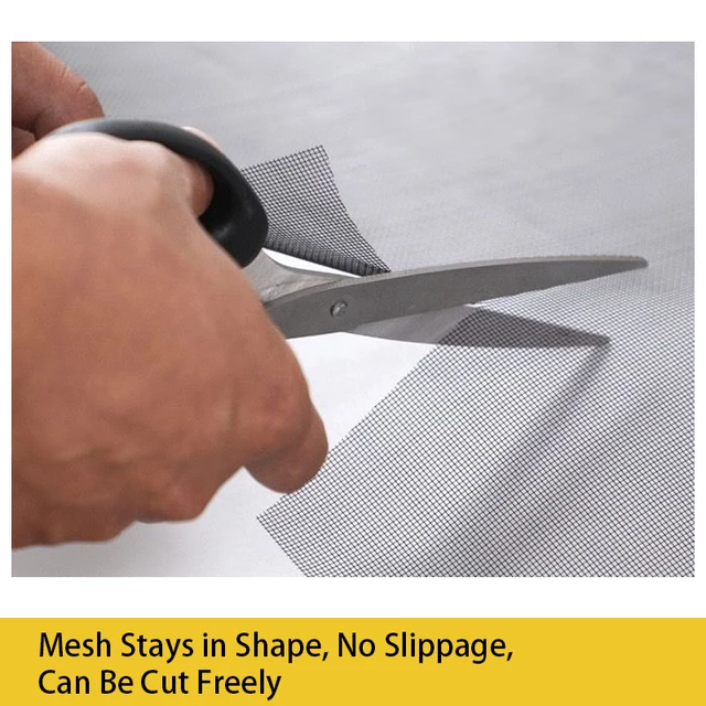 Black Nano PP Mesh Screen – Anti-Mosquito, Breathable, Light-Transmitting for DIY & Multi-Purpose Use Window and Door Screen 5