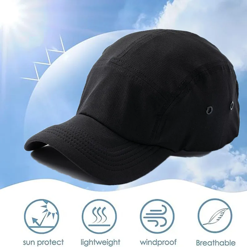 여름 빅 사이즈 63cm 빠른 건조 야구 모자 남성용 여성용 솔리드 양산 오리 혀 모자 얇은 통기성 태양 보호 모자