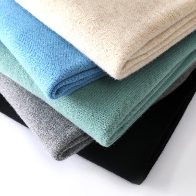 DjzDsm 100% Merino Wool Knit Sweater V-Neck Solid Color Pullover For Men's Autumn And Winter New Long Sleeved Basic Sweater 5