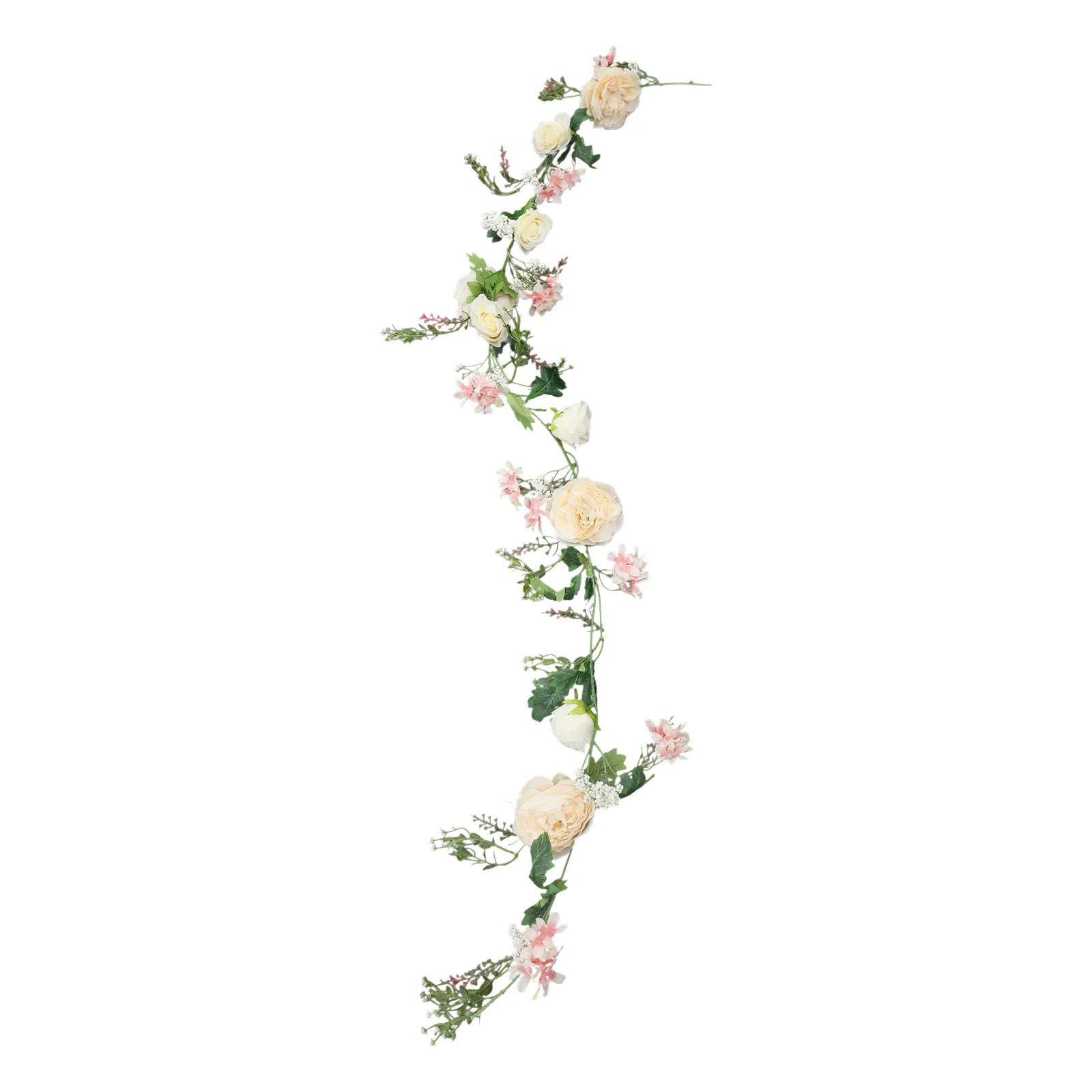 Dekorative Blumen, künstliche künstliche Blumen, Girlande, Blumengirlande für Tür, Hochzeit, Party, Wand, Heimdekoration – Detail 35