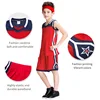 Kids Basketball Jersey Personalized Custom Boys Girls Basketball Uniform Sets Polyester Breathable Basketball Shirt For Children 4