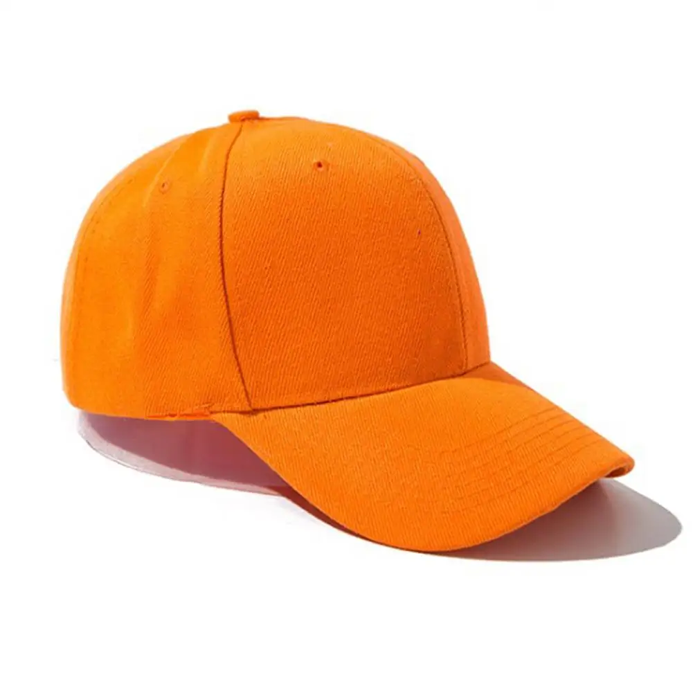 Unisex Hat Plain Curved Sun Visor Hat Outdoor Dustproof Baseball Cap Solid Color Fashion Adjustable Leisure Caps Men Women baseball caps baseball cap