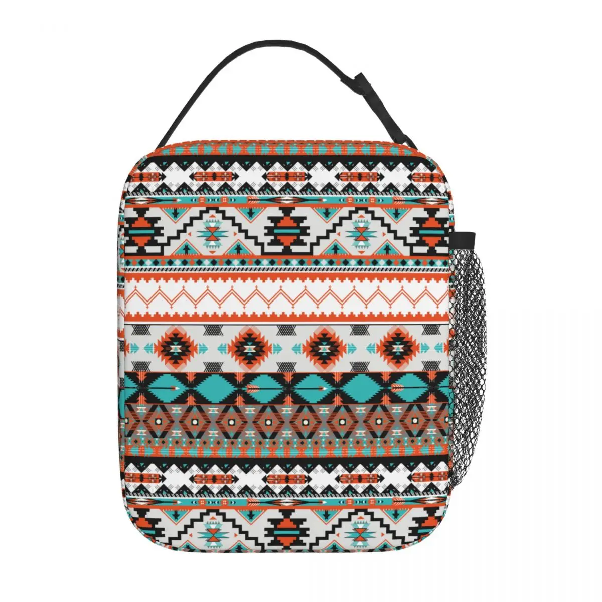 

Ancient Colorful Aztec Tribal Indiana Thermal Insulated Lunch Bags African Southwest Lunch Container Thermal Cooler Lunch Box
