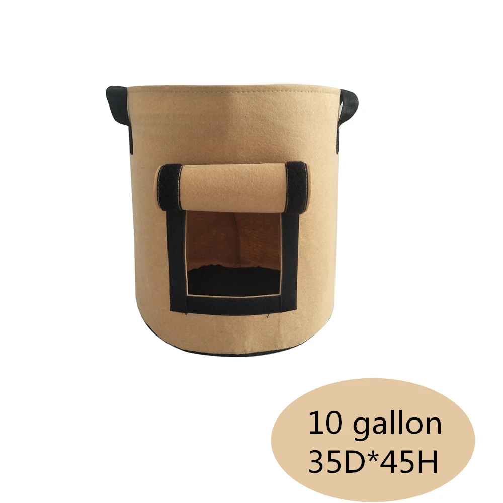 3 Size Nonwoven Fabric Felt Plant Grow Bags