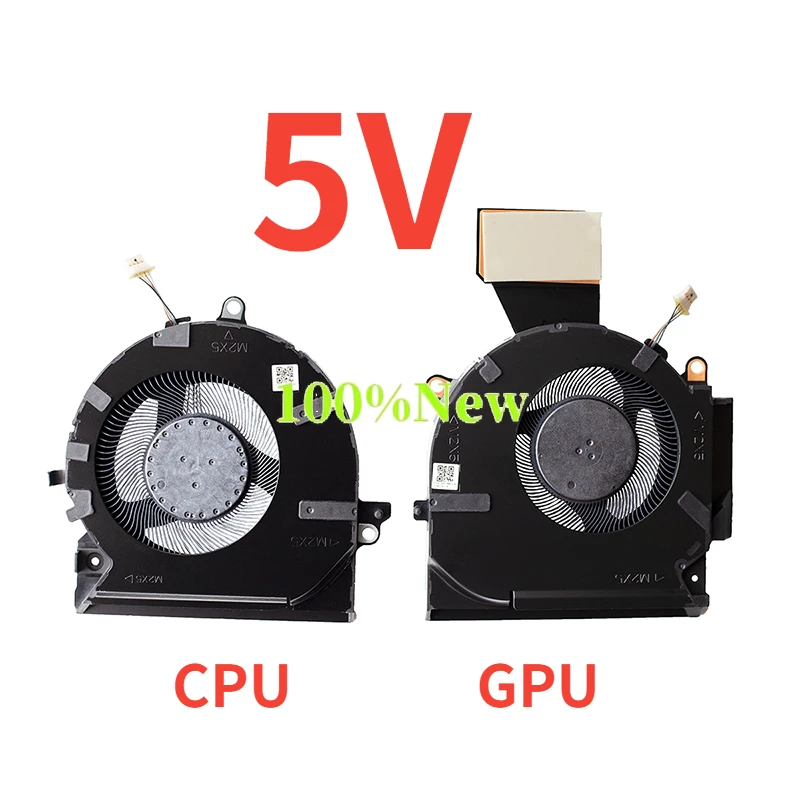 

CPU GPU Cooling Fan For HP OMEN 16-B 16-C TPN-Q265 Q267 M75487-001 M75488-001 M75483-001 M75485-001 Fan