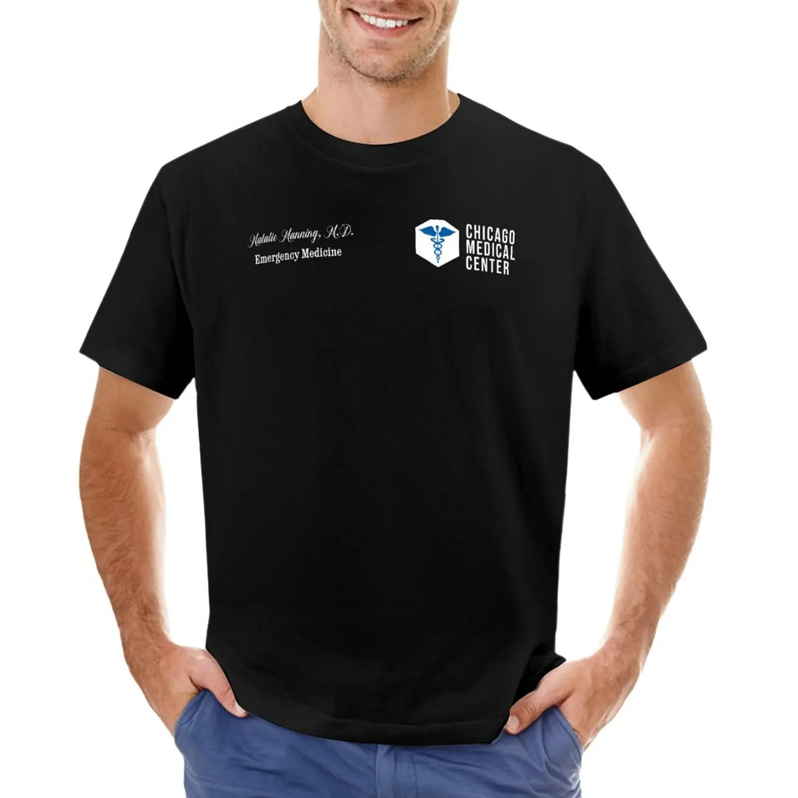 

CHICAGO MED - NATALIE MANNING - SCRUBS - EMERGENCY MEDICINE T-Shirt graphics t shirt t shirt man oversized t shirts for men