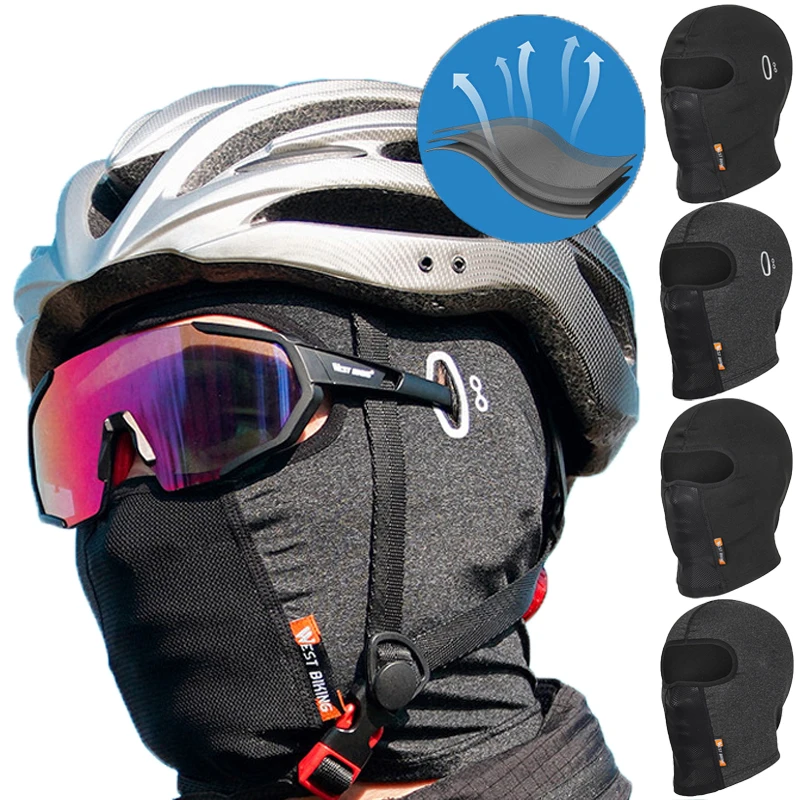 MotorcycleHelmetLinerBalaclavaFullFaceMaskBikeRidingHeadgear