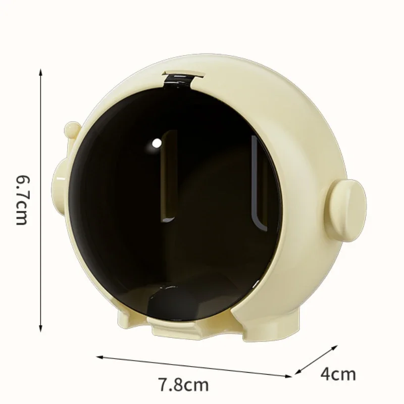 Brush Holder Cartoon Wall Mounted Non Perforated Bathroom Storage Rack Electric Toothbrush Holder Bathroom Accessories 1PCS