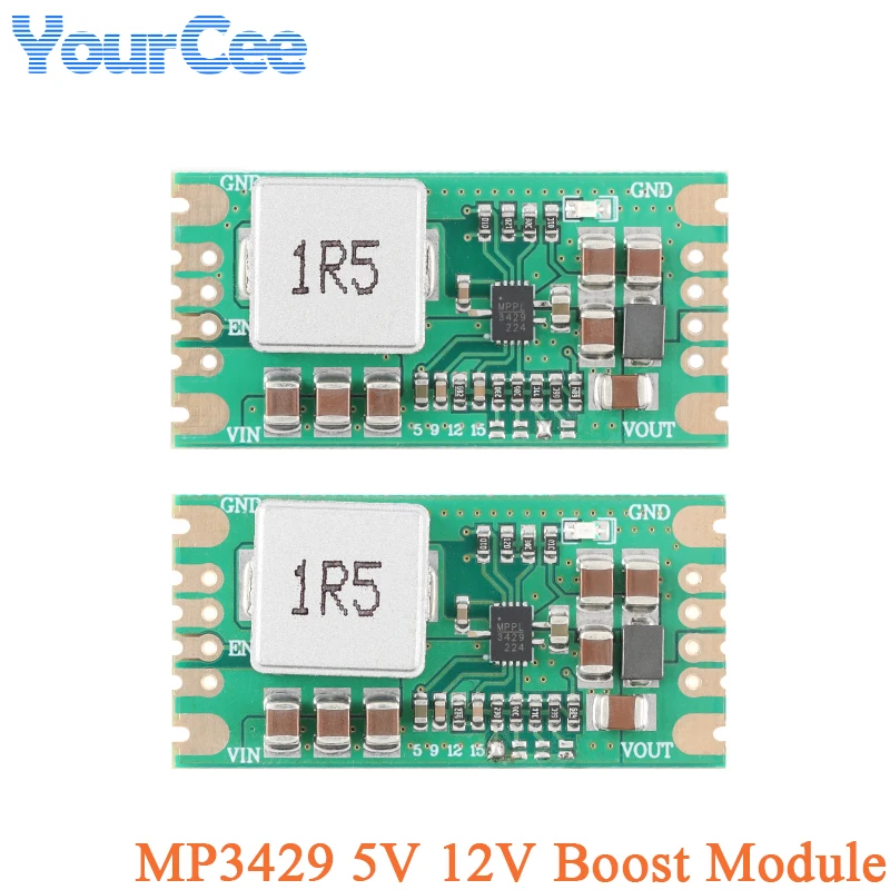 Mp3429 5V 12V Modulo Boost Step Up Low Ripple 21A Corrente Di Ingresso Di Picco Alimentazione Booster Batteria Al Litio