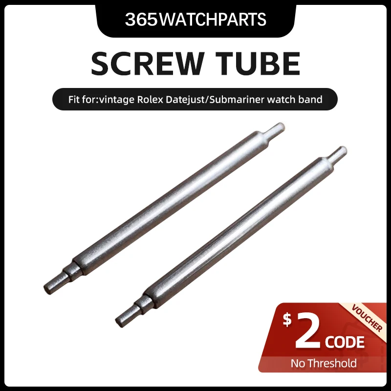 2 Pz/Set Cinturino Per Orologio Perni A Molla Strumento Di Riparazione Per Vintage Rolex Gmt Submariner / Daytona Watch Tube Rod Strap Release Spring 