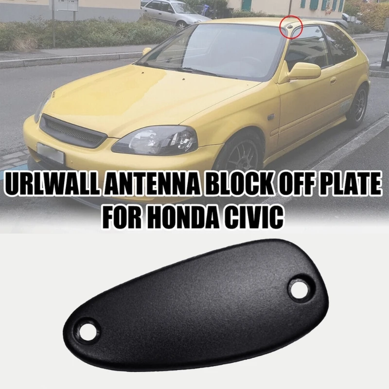 

Antenna Hole Block Delete Plate Cover Car Accessories Fit for Civic 1992-2000