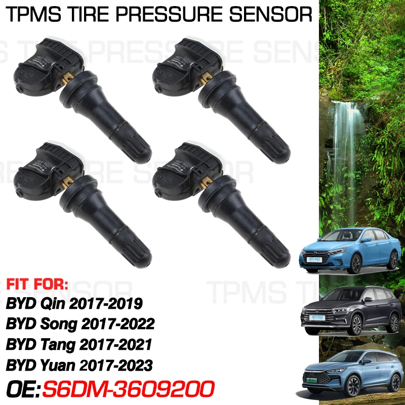 S6DM-3609200 For BYD Qin DM 2017-2019 BYD Song 2017-2023 BYD Tang DM 2017-2021 BYD Yuan 2017-2018 433MHz Tire Pressure Monitor