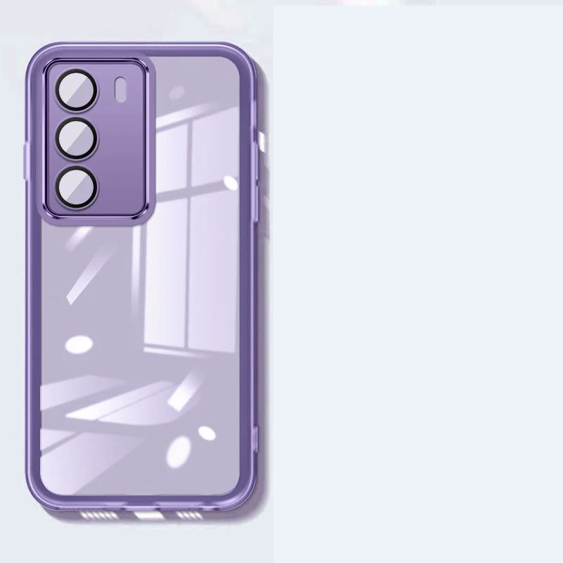 Shockproof Plating Silicone Back Cover