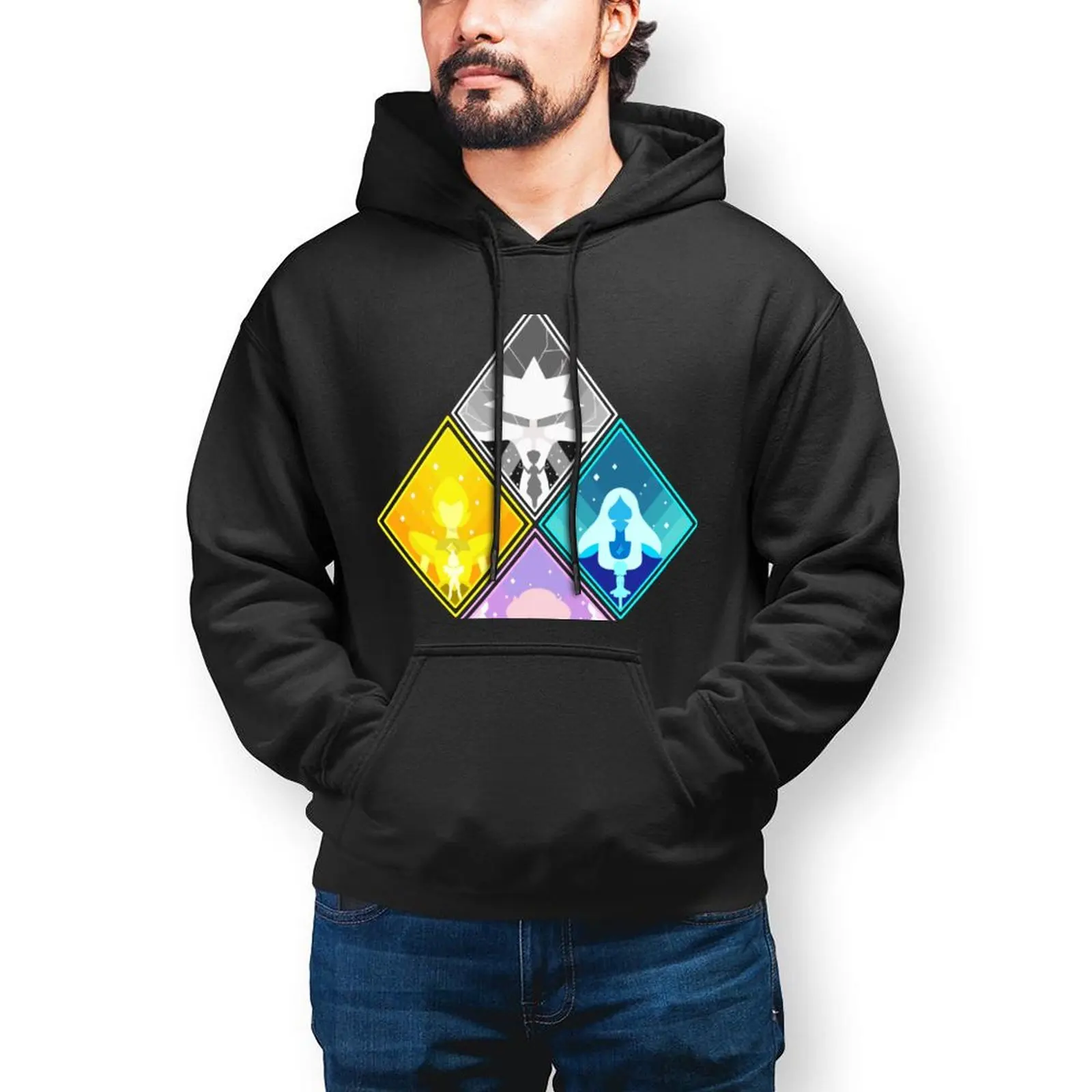 

Steven Universe Essentials Hoodie Winter The Great Diamond Authority Streetwear Sweatshirts Harajuku Oversize Pullover Hoodie