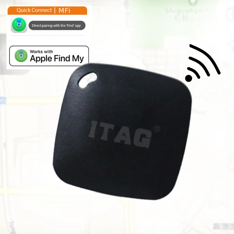 Mini dispositivo de seguimiento para Apple Find My Key, localizador inteligente iTag para niños, coche de mascotas, GPS, rastreador perdido, rastreador inteligente Bluetooth, Sistema IOS