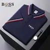 Men's Casual Short-Sleeved Top Summer Polo Shirt Office Fashion Stand Collar T-Shirt New Men's Breathable T Shirt Men's Clothing 4