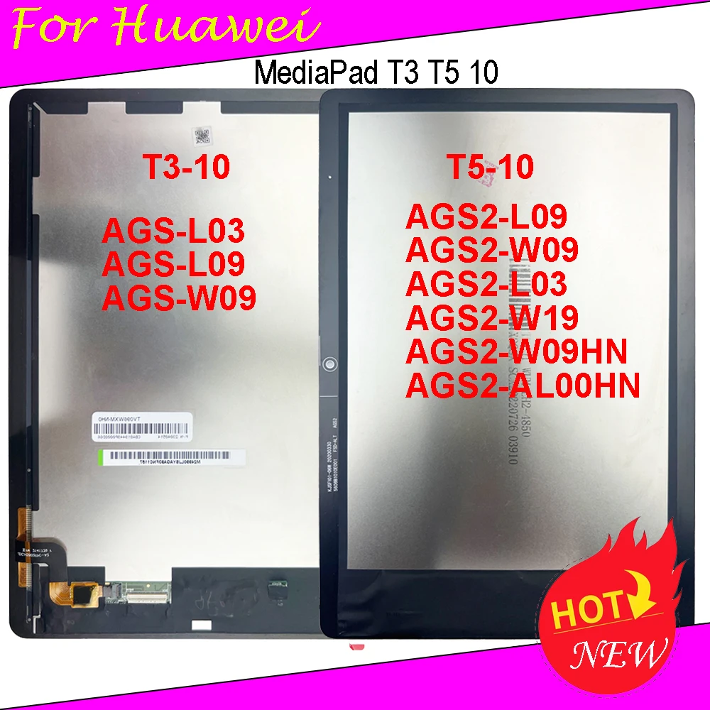 LCD display Huawei MediaPad T3 T5 10 AGS-L03 AGS-L09 AGS-W09 AGS2-L09 AGS2-W09 AGS2-L03 LCD touch screen digitizer assembly