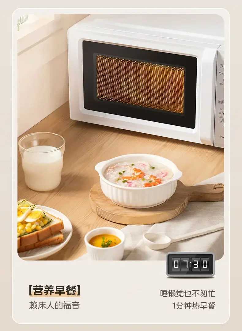 Description Picture 6 of itemHome microwave oven. Lightweight, portable. Has 5-speed turntable for heat distribution.