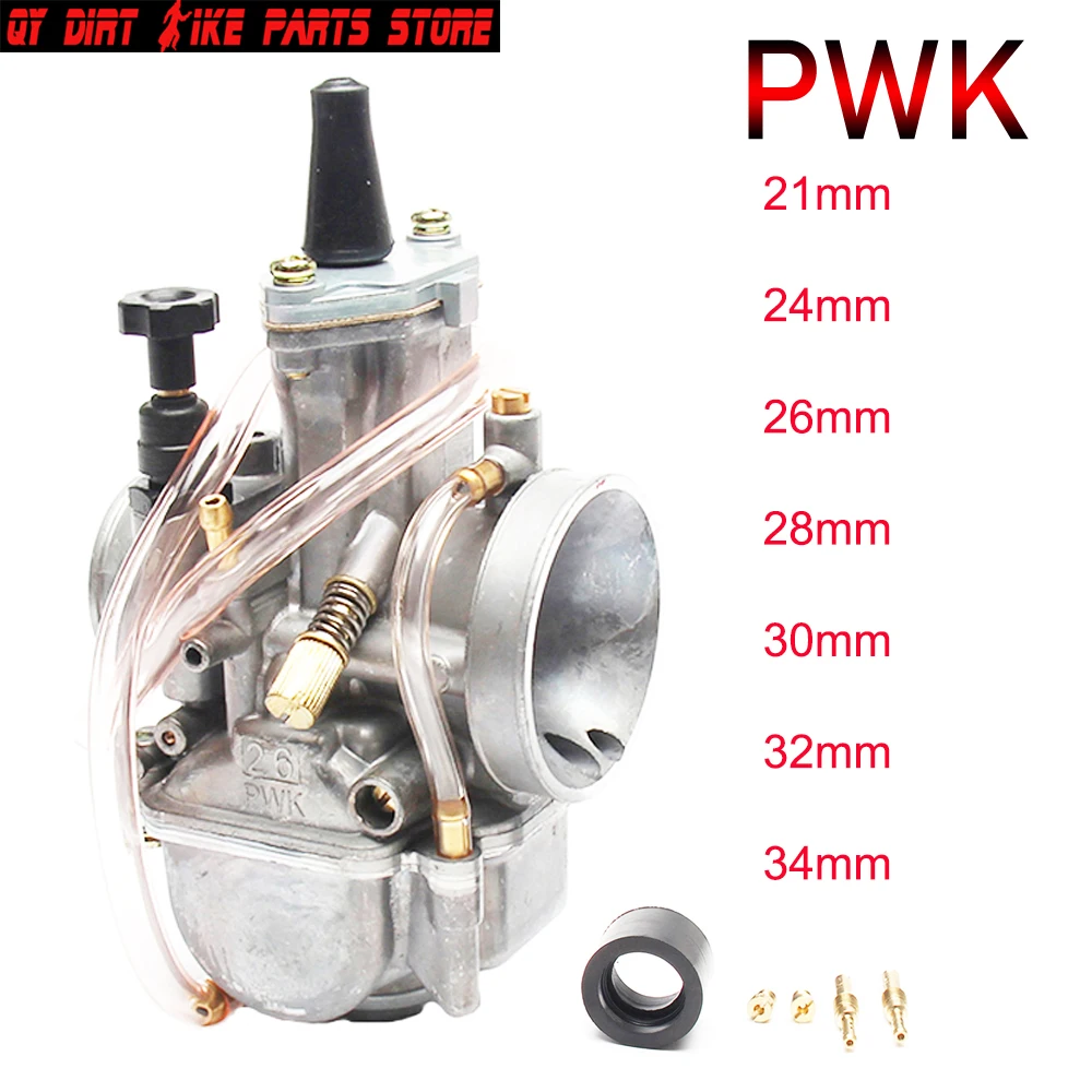 Carburatore PWK da 30 mm in lega di alluminio universale per moto, pit