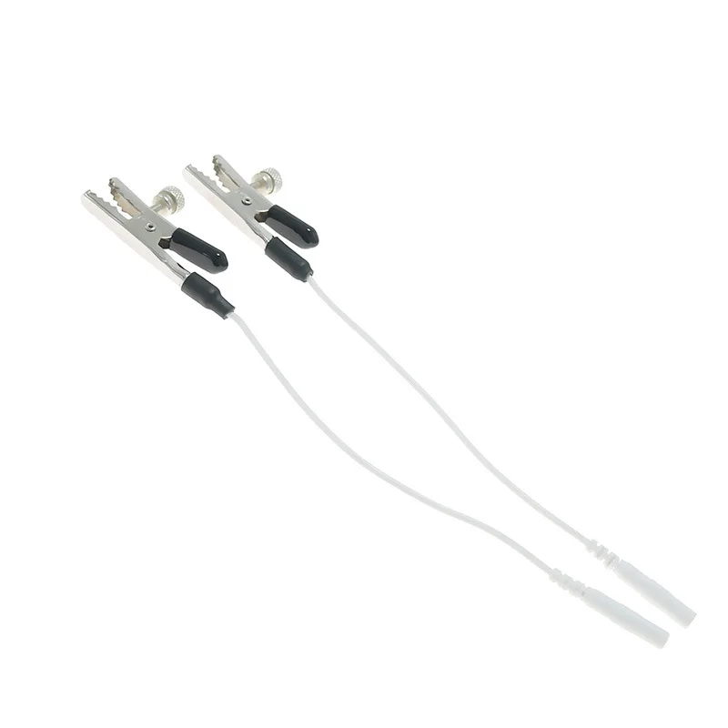 Electro Shock Full Body Massage Breast Clitoris Clip Therapy Stimulation Penis Nipple Clamps Accessories Sex Toys For Men Women