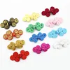 5 Pairs Chinese Cheongsam Tang Suit Buttons Knot Fastener Sewing Three Rounds Cloth Buckle Traditional Handcraft  Accessories 1