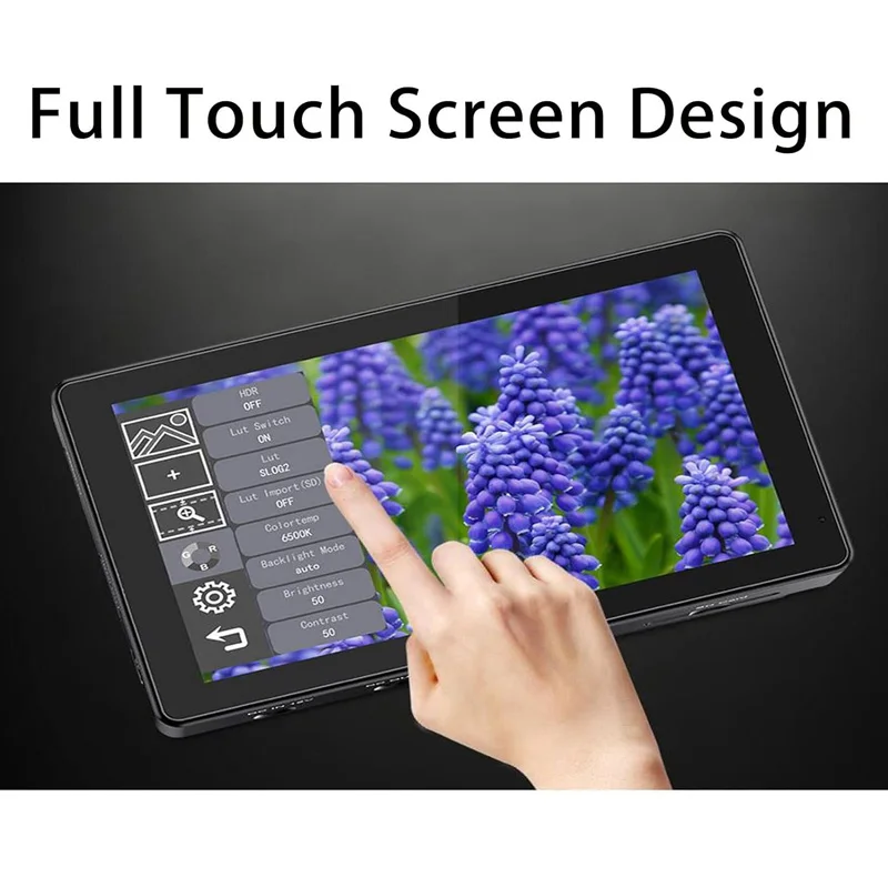 FEELWORLD LUT5 5 Inch 3000nits HDR HDMI LUT 5 4K Touch Photography Live Monitor Waveform Vector Histogram Video Peaking Focus