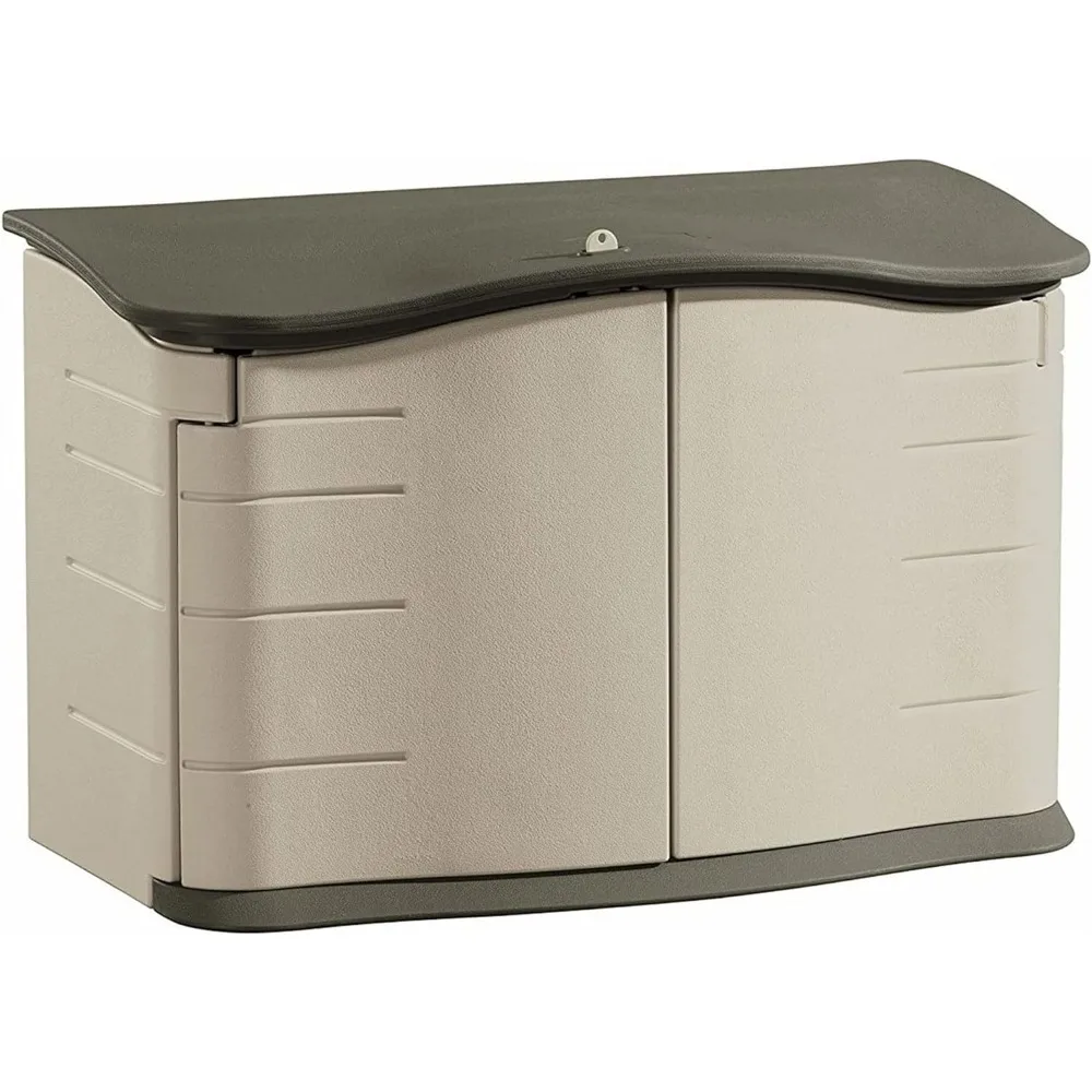 

Small Horizontal Resin Outdoor Storage Shed , Sheds and storage rooms