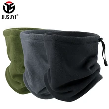 

Winter Fleece Scarf Tube Soft Bandana Neck Warmer Gaiter Skiing Snowboard Windproof Half Face Mask Cover Neckerchief Men Women