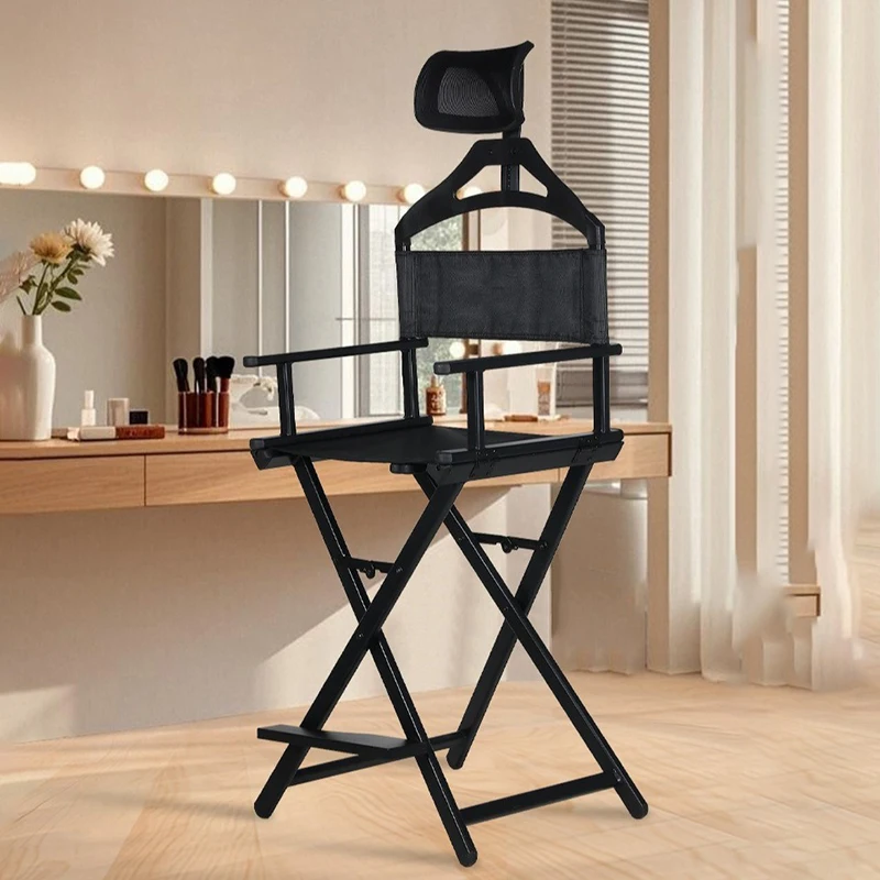 Folding Beach Chair Portable Film Crew Makeup Chairs Outdoors Comfortable Director's Chair Minimalist Aluminum Alloy Armchair