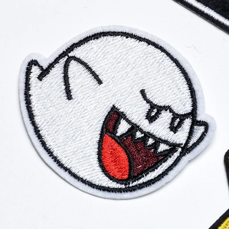 Patch bordado bonito Bros Anime, Patches fundíveis em roupas, Roupas de ferro, Roupas infantis DIY, Vestuário, Acessórios de jeans