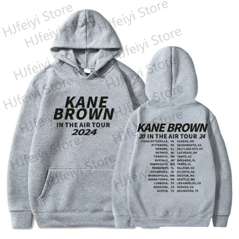 thumbnail image 1 of Sudadera con capucha Kane Brown In The Air Tour 2024 Merch Winter para hombre/mujer Sudadera unisex de manga larga Sudadera tipo pulóver, 1 of 5