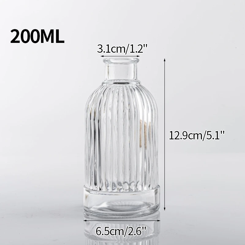 Elegant Miniature Glass Vase - Nordic Style for Floral Arrangements and Home Decor