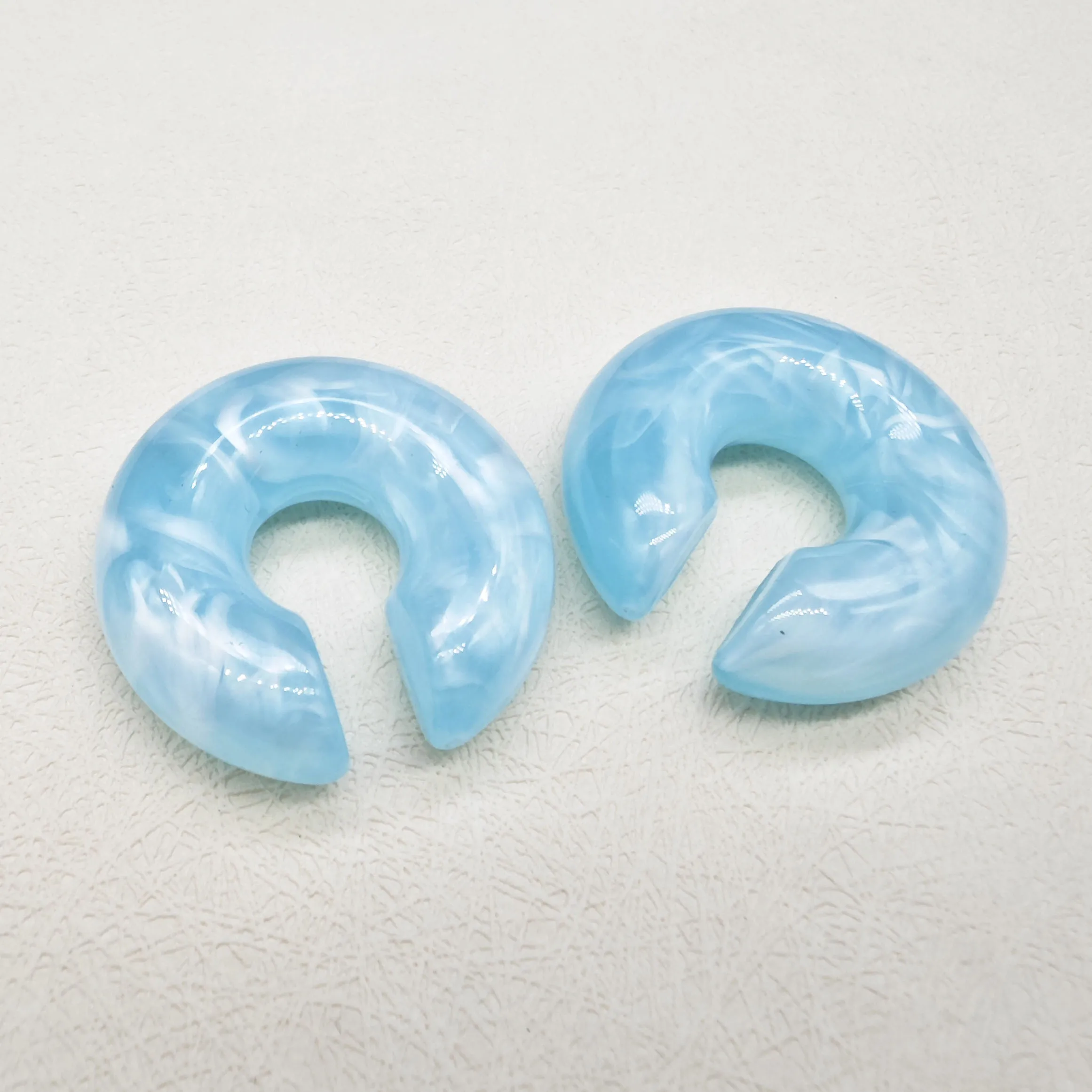 Clip Earrings Cross border European and American women's colorful threaded ear clips without ear holes