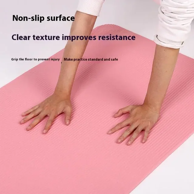 1PC Thick Yoga Mat Anti-skid Sports Fitness Mat 3MM EVA Comfort Foam Yoga Mat For Exercise Yoga And Pilates Gymnastics Mat 4