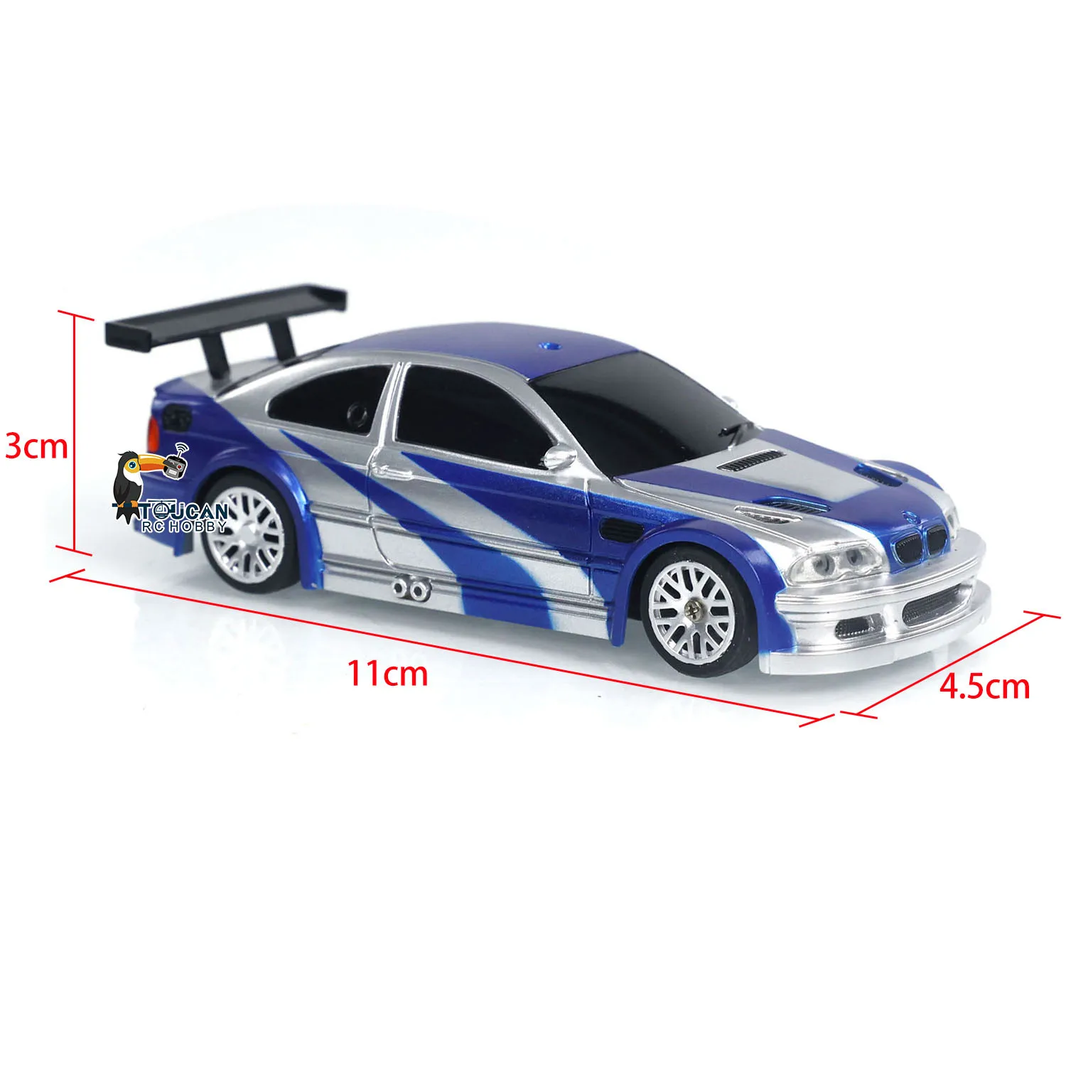 4WD 2.4G 1/43 Scale RC Mini Speed Car RTR Four-wheel Drive Car Radio Control Racing Drifting Cars Toy High Speed Model Boys Gift 5
