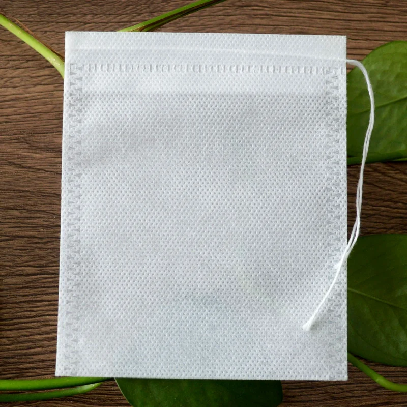 100 Pcs Disposable Tea Bags Filter Bags for Tea Infuser with String Heal Seal Food Grade Non-woven Fabric Spice Filters Teabags disposable tea filter bags disposable tea bags