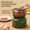 Mini Wireless Electric Garlic Press Dual Purpose Garlic Puree 350ml Kitchen Food Shredder Usb Charging Meat Grinder Vegetable 1