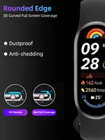 Screen Protector for Xiaomi Mi Band 9, TPU Full Coverage Anti-scratch HD Protective Film, Accessories for Miband 9 (Not Glass) 2