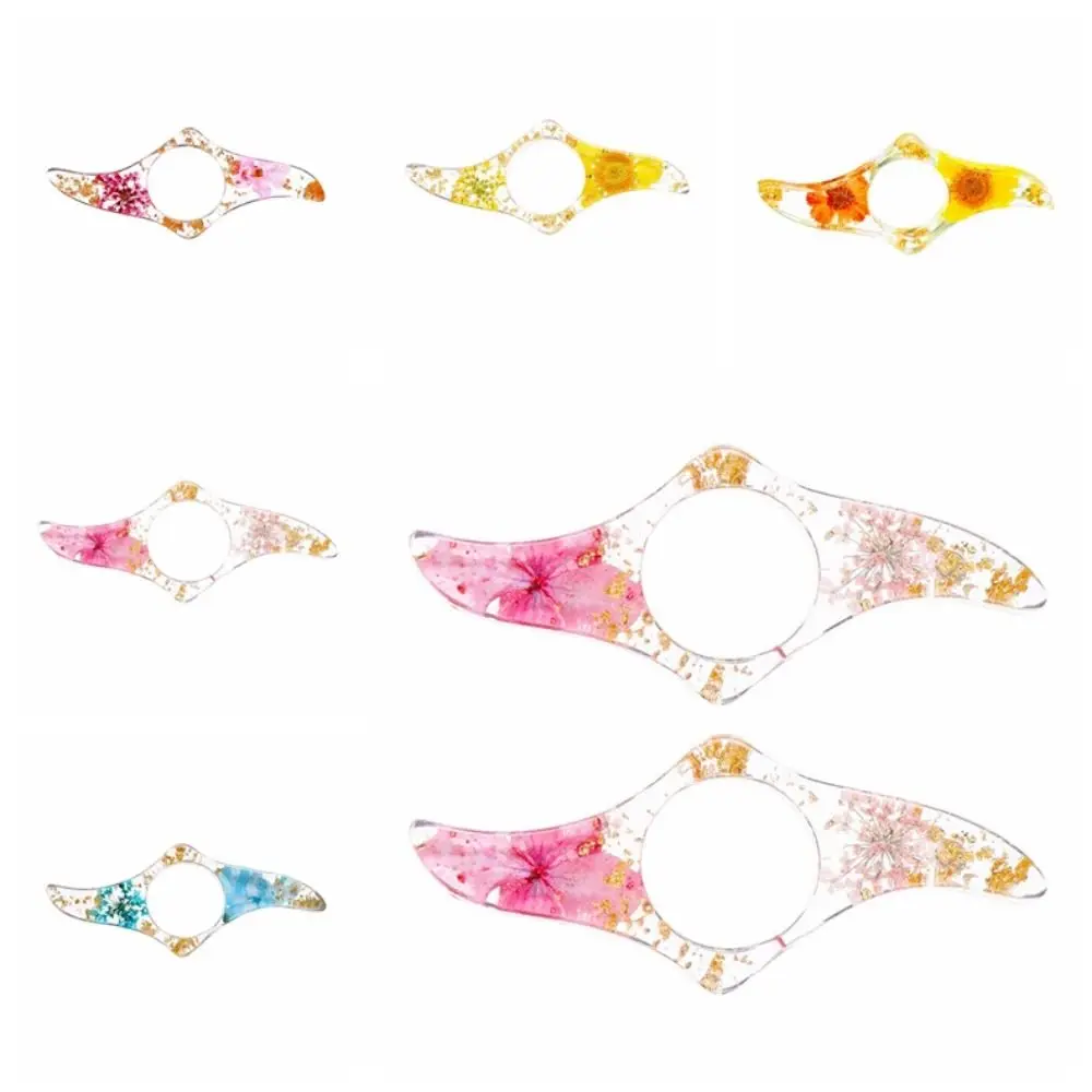 Acrylic Thumb Book Support Dried Flower Spreader Book Page Holders Multi-function Colorful Thumb Brace Marker bookmark page holder,bookmarks stationery supplies,bookmark holder,acrylic bookmark