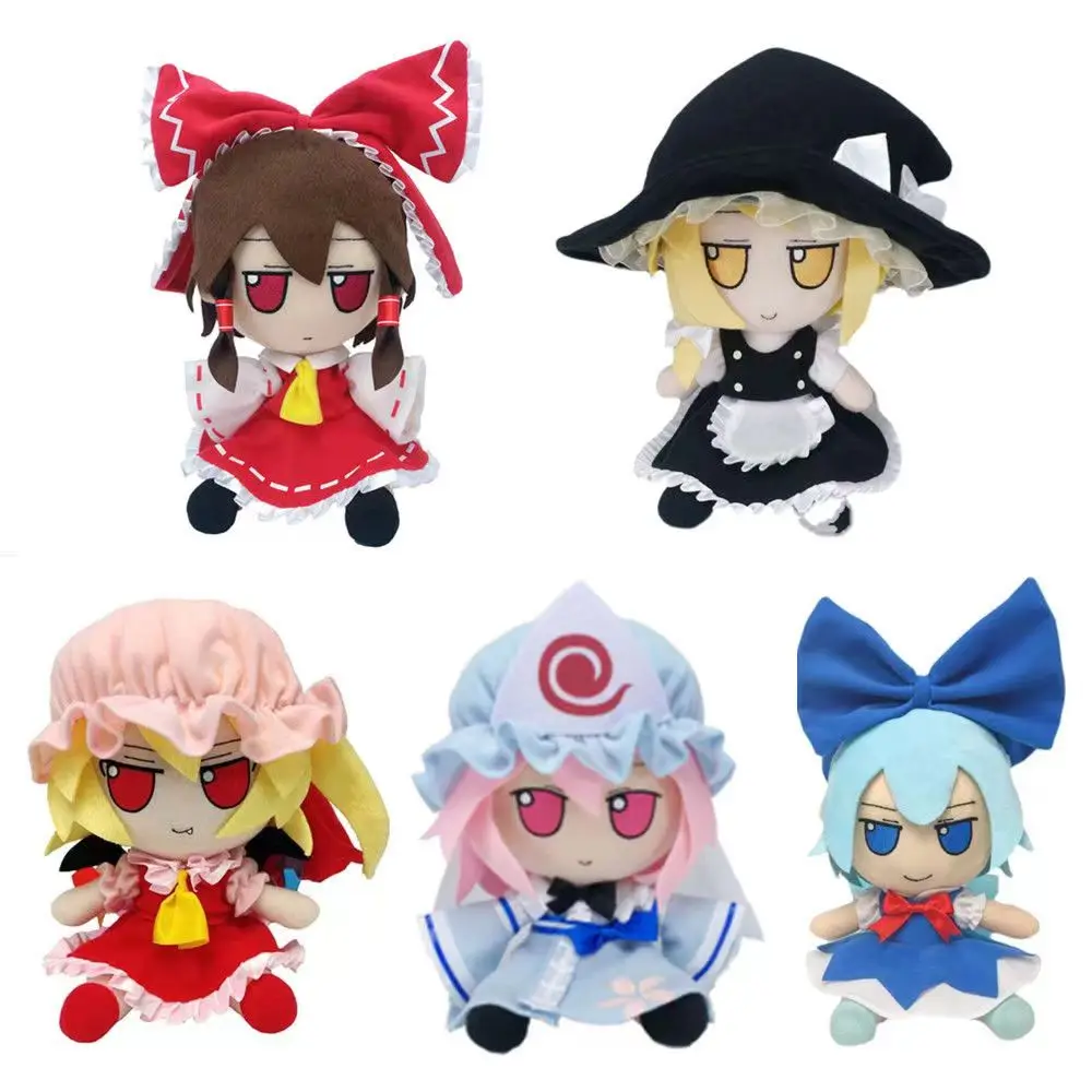 20cm Touhou Project Plush Doll Toys Cirno Fumo Flandre Scarlet Anime Girl Cosplay