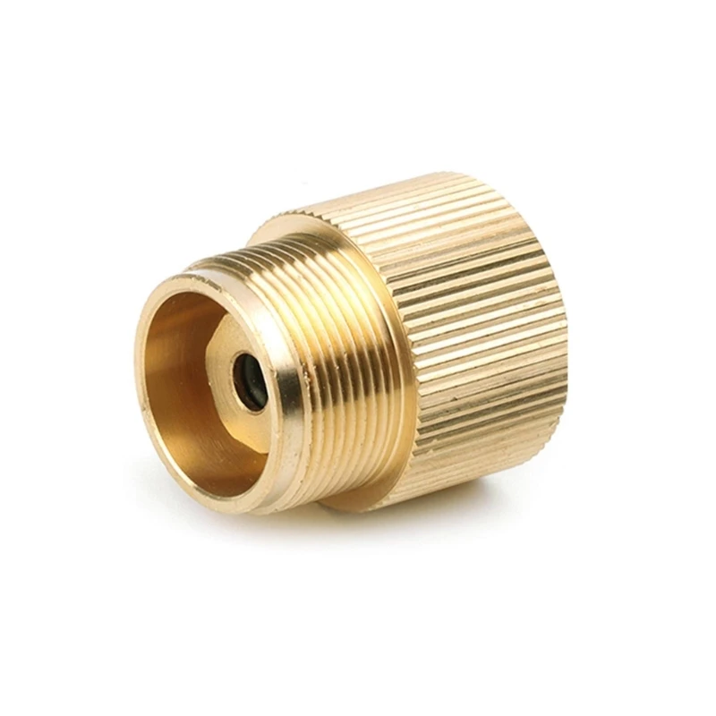 Outdoor Gas for Tank Propane Refill Adapter Solid Brass Stove Connector C