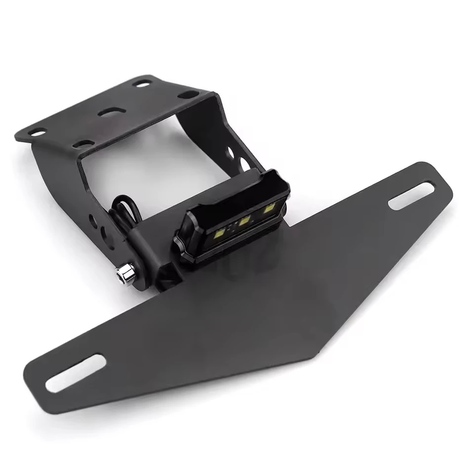 Motorcycle License Number Plate Frame Holder Bracket Adjustable For KTM Duke 250 390