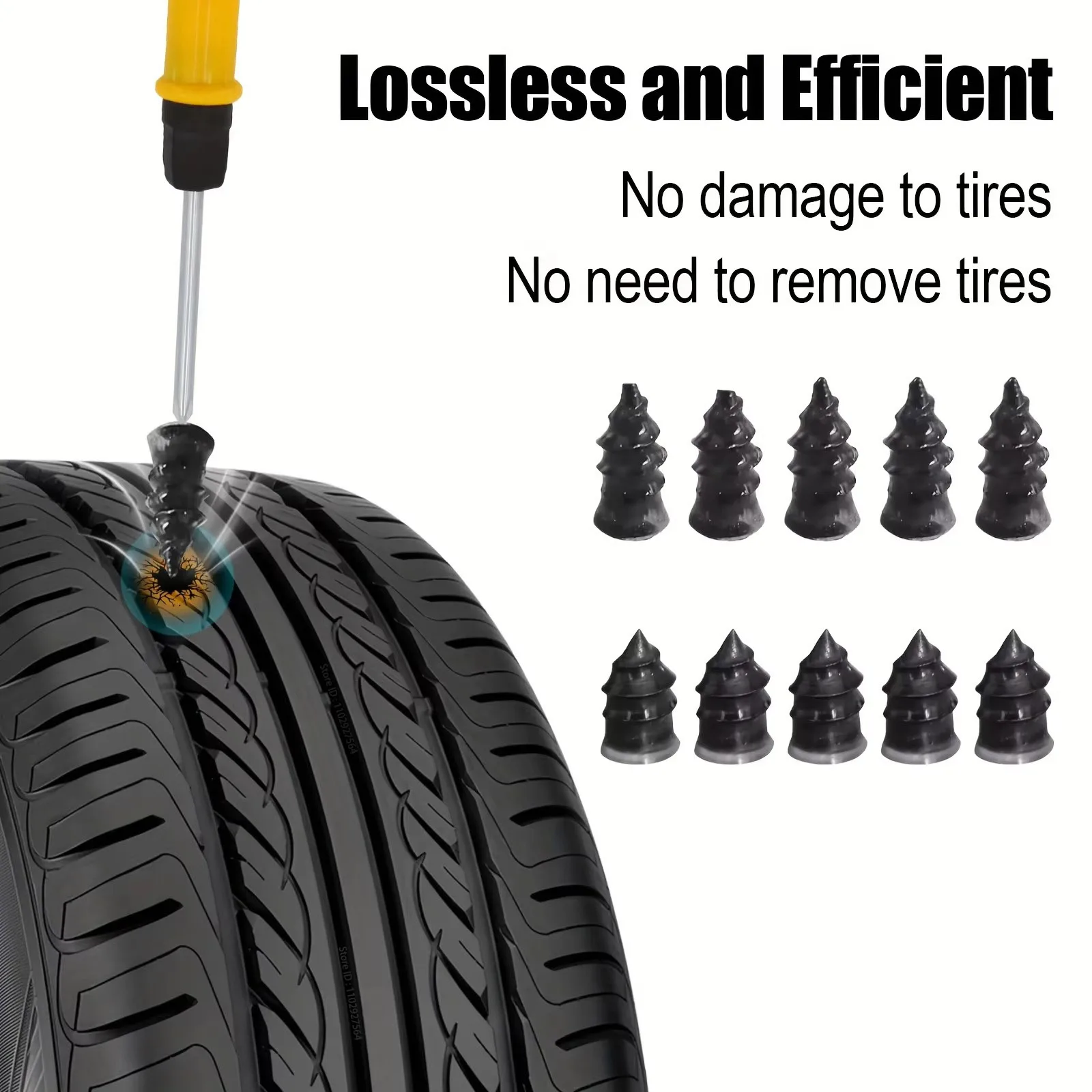 ZFOUEK Car Tire Repair Kit 3