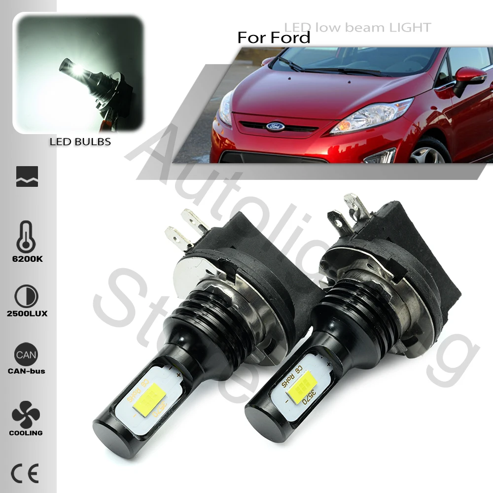Pack LED FORD FIESTA VII Van 1.0 EcoBoost (2018 à 2024) – Pack Ampoules Extérieur – Modèle avec reflector headlamp main image 0